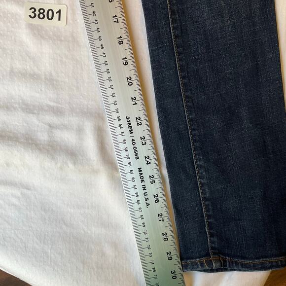 Aero Women Jeans size 28/32 Blue Mid Rise Stretch Slim Fit - Picture 4 of 11